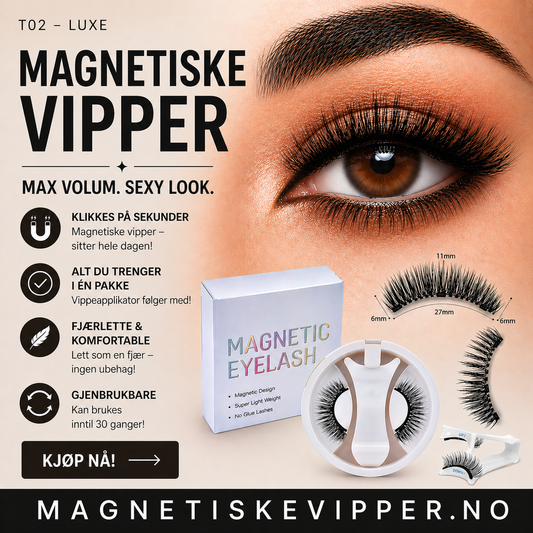 Beste magnetiske vipper 2026 – MagLash test og anmeldelse Norge
