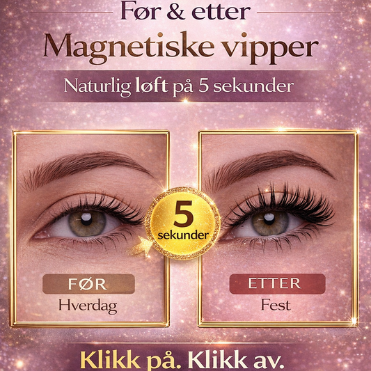 Magnetiske vipper på 15 sekunder med MagLash vippetang applikator