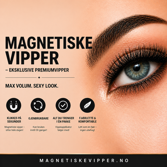 Magnetiske vipper for ulike øyeformer – hvilken stil passer deg?
