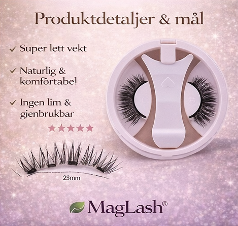 Hvor lenge varer magnetiske vipper – MagLash levetid og holdbarhet