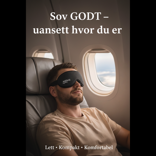 Sovemaske på fly – sov godt på reisen