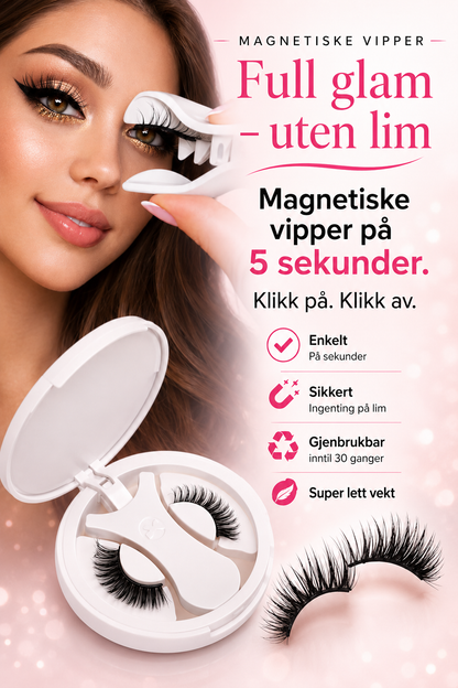 Magnetiske Vipper Uten Lim – Kjøp 3, Få 1 Gratis | MagLash Norge