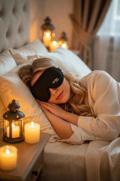 Sovemaske i Silk-Sateng – Total Mørklegging & Bedre Søvn