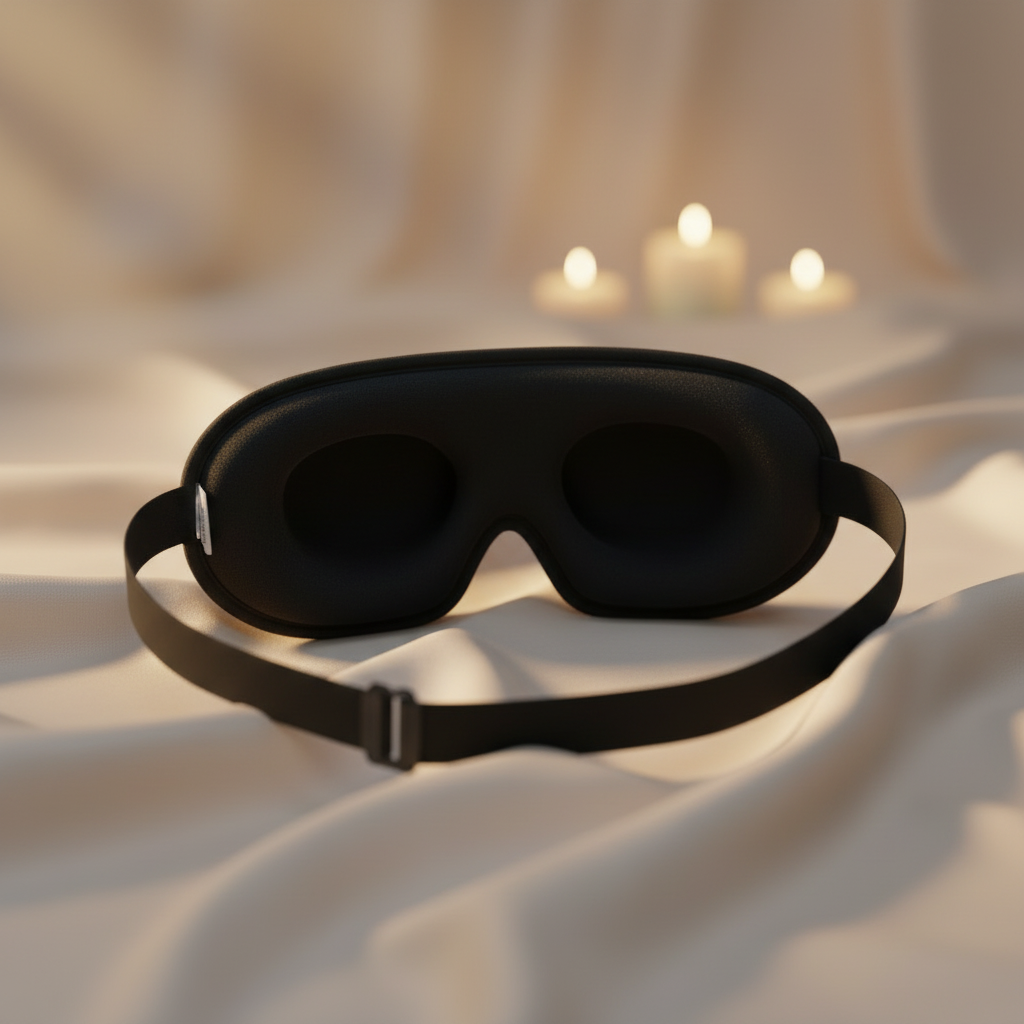 Sovemaske i Silk-Sateng – Total Mørklegging & Bedre Søvn